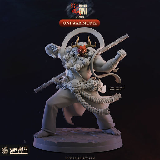 Oni War Monk – Cast n Play 3D printed tabletop miniature