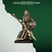 Feral Elf Bladesingers – Highlands Miniatures 3D printed tabletop miniature
