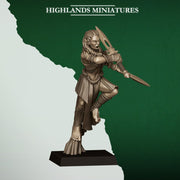 Feral Elf Bladesingers – Highlands Miniatures 3D printed tabletop miniature