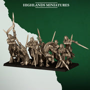 Feral Elf Bladesingers – Highlands Miniatures 3D printed tabletop miniature