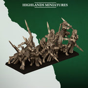 Feral Elf Bladesingers – Highlands Miniatures 3D printed tabletop miniature