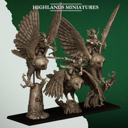 Great Owl Riders – Highlands Miniatures 3D printed tabletop miniature