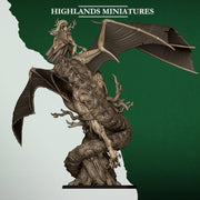 Feral Elf Prince on Dragon – Highlands Miniatures 3D printed tabletop miniature