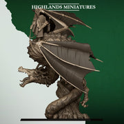 Feral Elf Prince on Dragon – Highlands Miniatures 3D printed tabletop miniature