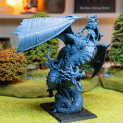 Feral Elf Prince on Dragon – Highlands Miniatures 3D printed tabletop miniature