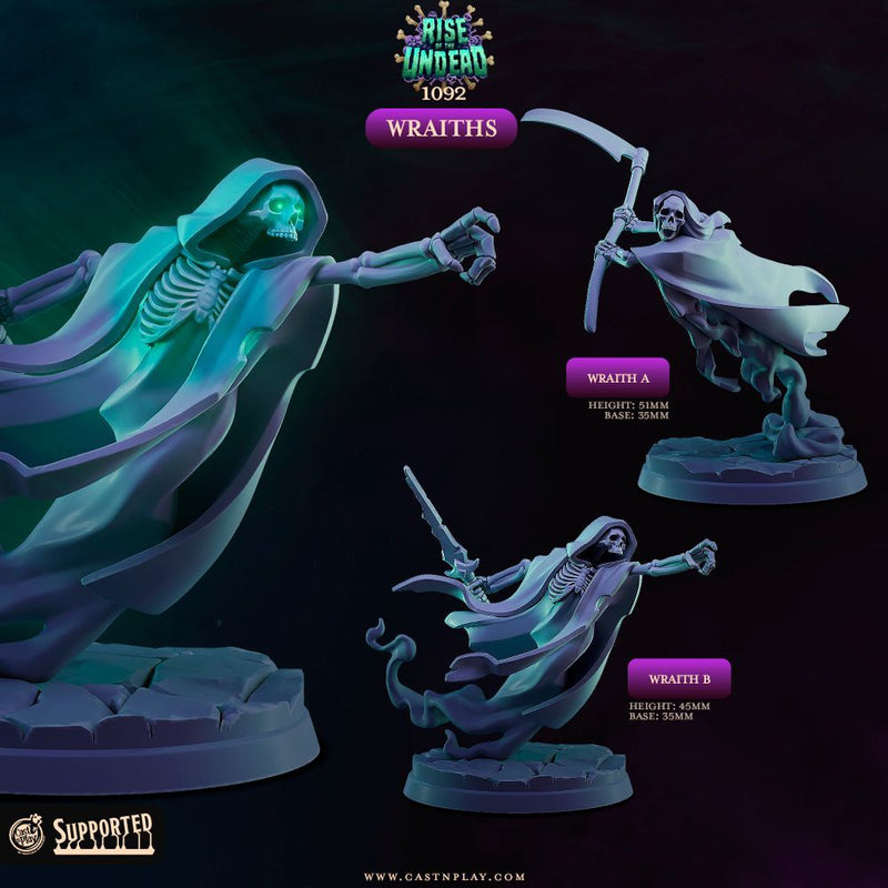Wraiths – Cast n Play 3D printed tabletop miniature