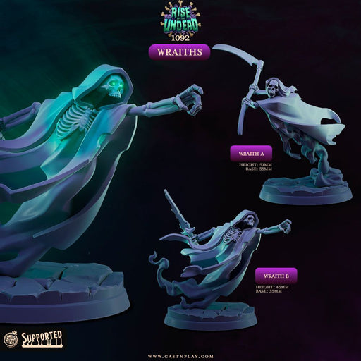 Wraiths – Cast n Play 3D printed tabletop miniature