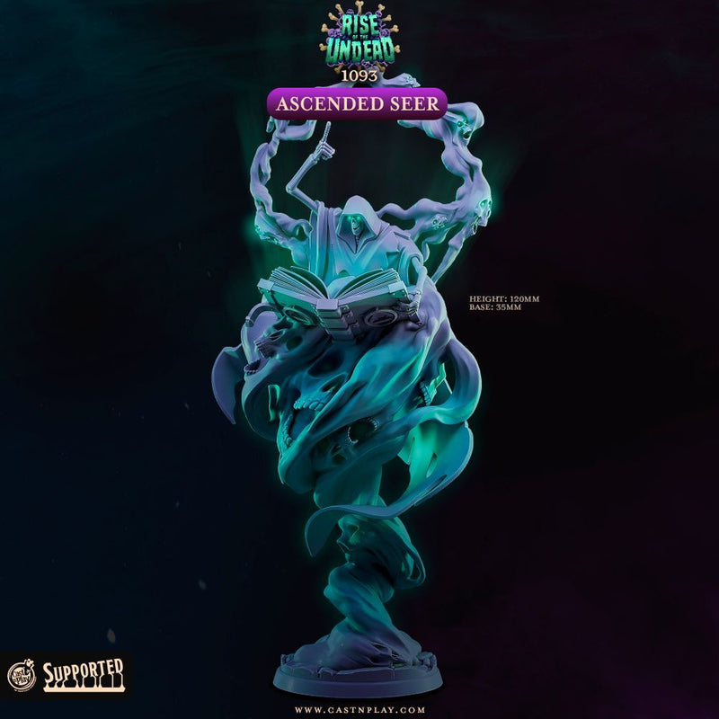 Ascended Seer – Cast n Play 3D printed tabletop miniature