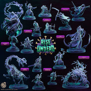 Rise of the Undead Set – Cast n Play 3D printed tabletop miniature