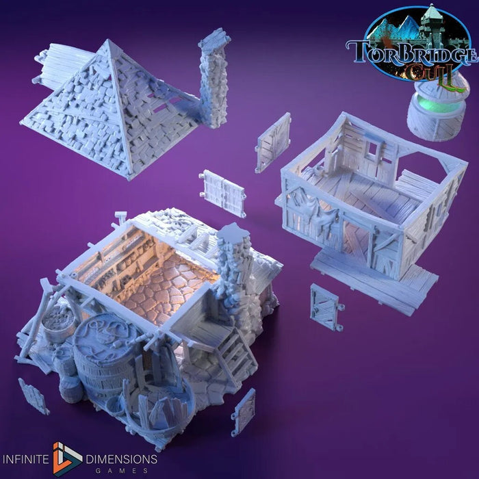 The Brewery | Tabletop Terrain | Dungeons And Dragons | Painted Tabletop | Tabletop Modular Building Kit | Pathfinder