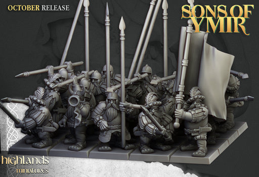 Dwarven Pikemen Set