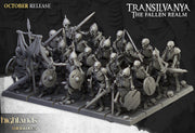 Skeleton Warrior Set - Highland Miniature | DnD | Undead | melee | 32mm | Pathfinder | Graveyard | TTRPG | Wargaming | Frostgrave