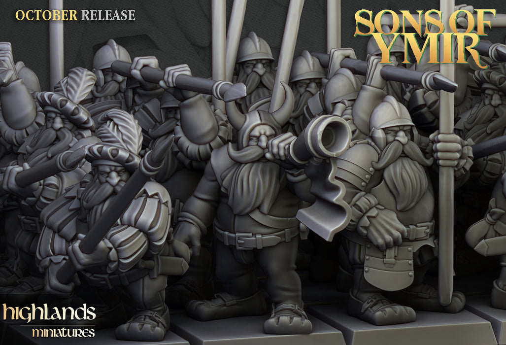 Dwarven Pikemen Set