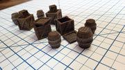Crates and Barrel Scatter Terrain