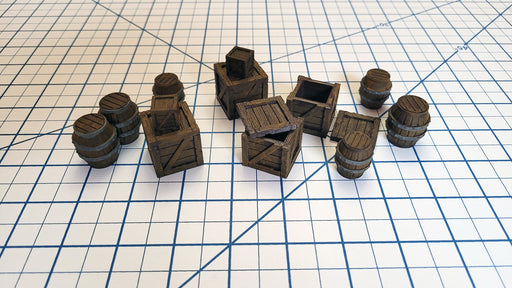 Crates and Barrel Scatter Terrain