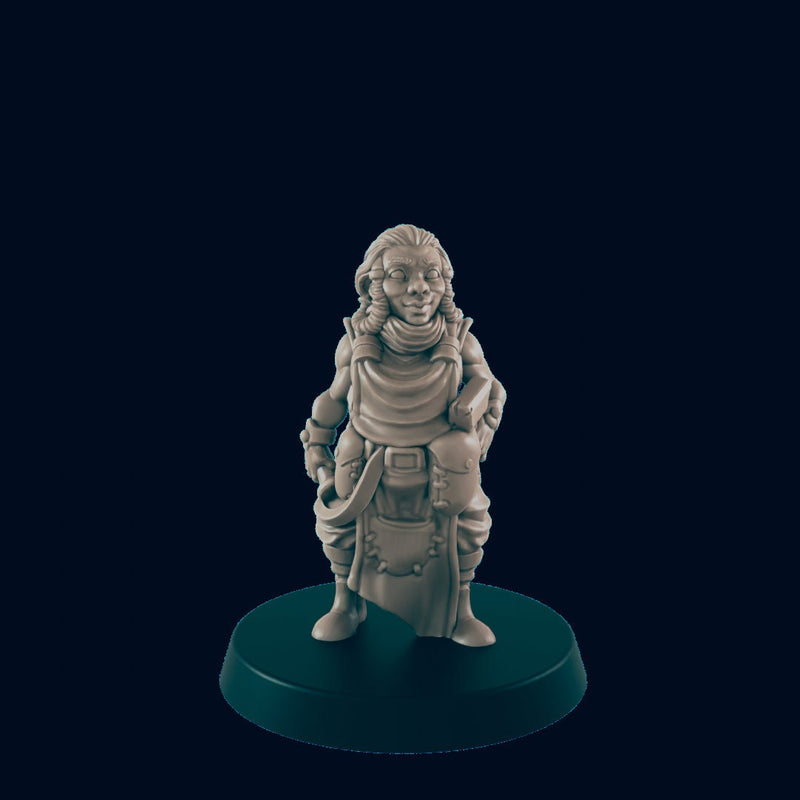 Dwarven Female Blacksmith