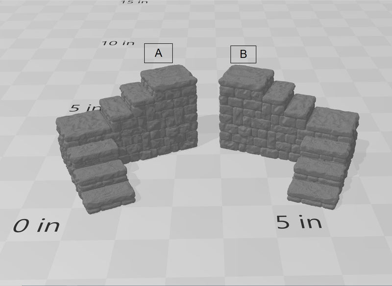 Dungeon Style Stairs Tiles