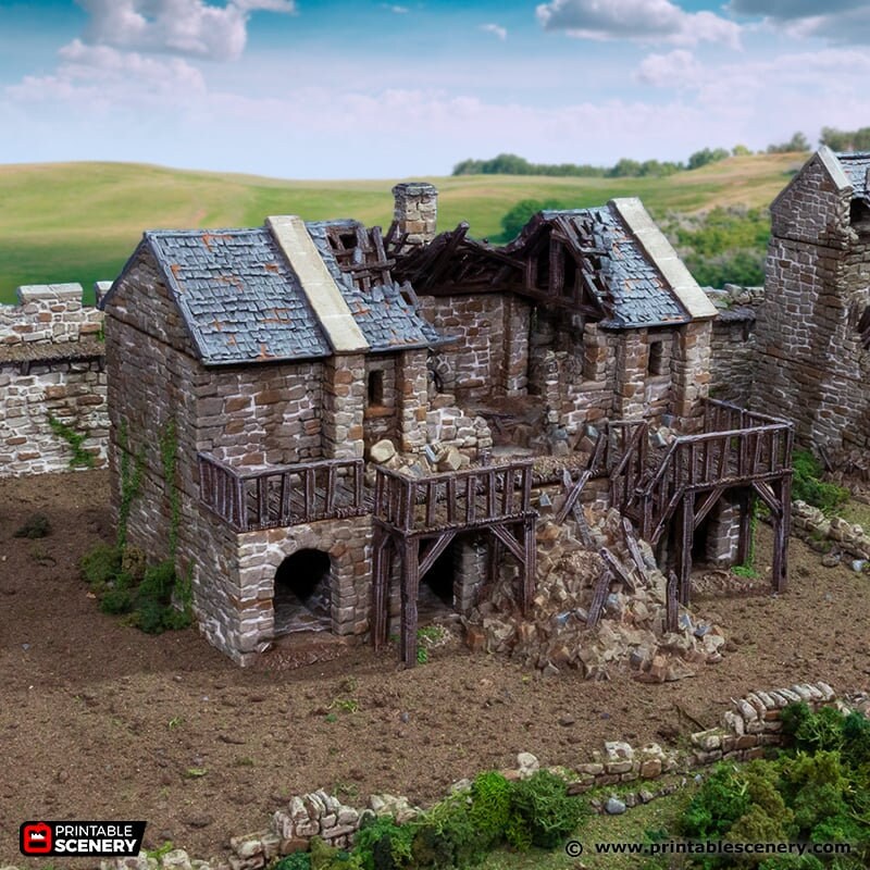 Ruined Black Rock Barracks