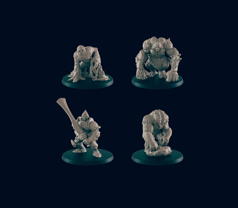 4 Golem Miniature Pack