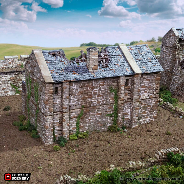 Ruined Black Rock Barracks