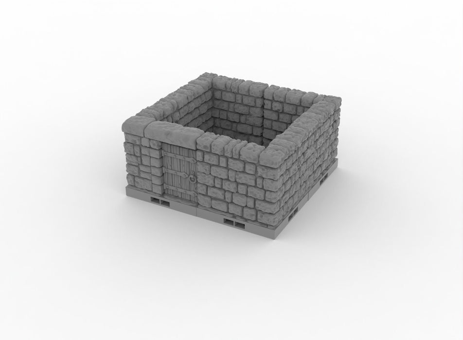 dnd dungeon tiles - 4"x4" Small Room