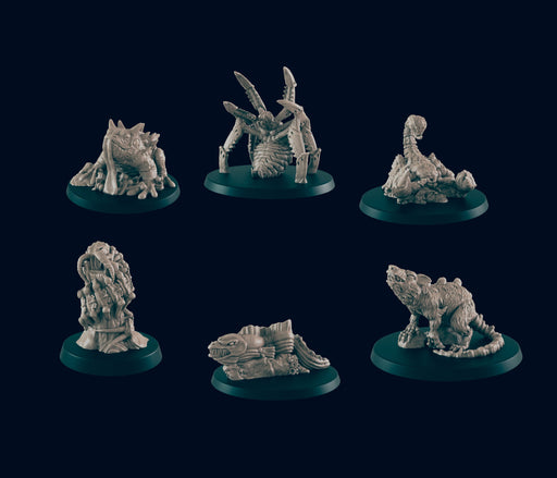 6 Giant Creature Miniature Pack