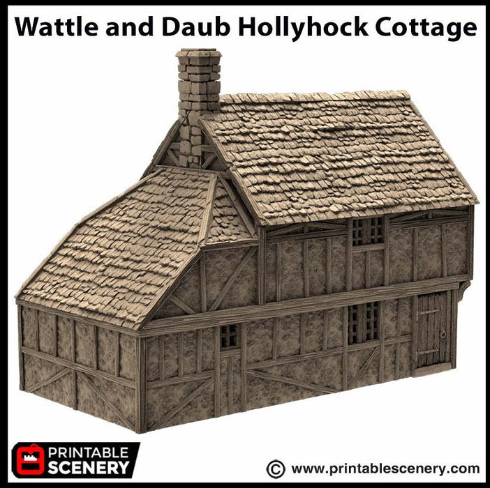 Wattle And Daub Hollyhock Cottage