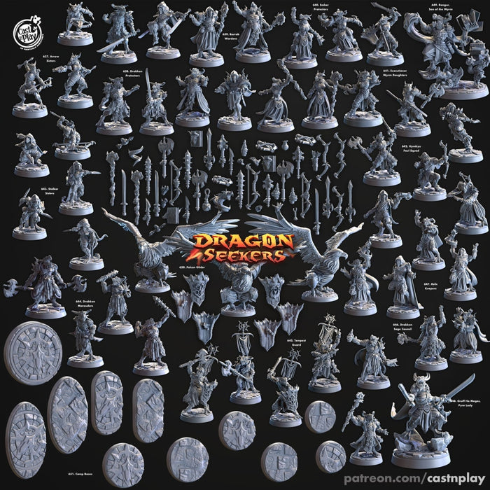 Dragon Seekers Resin Miniature Bases