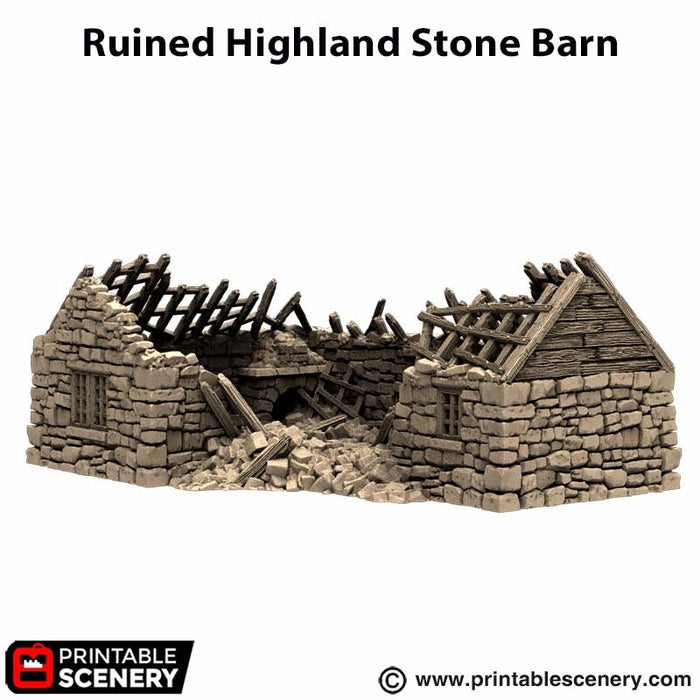 Ruined Highland Stone Barn