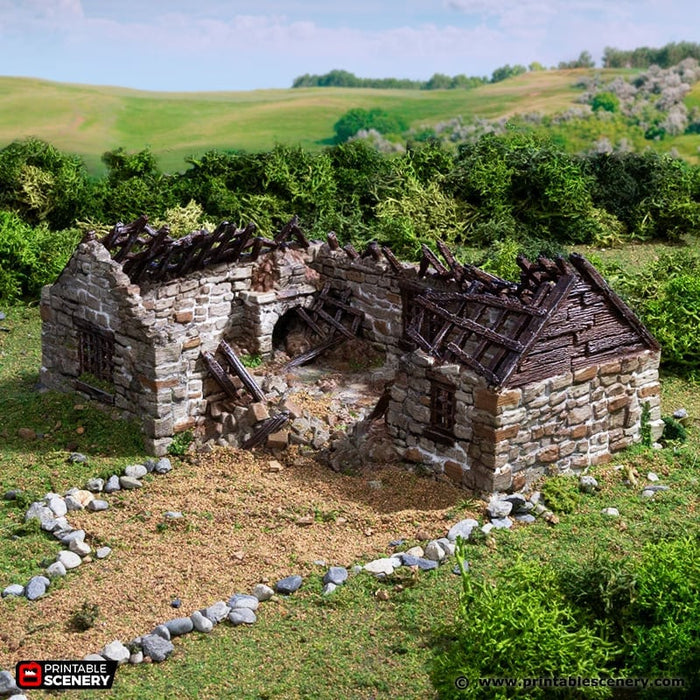 Ruined Highland Stone Barn