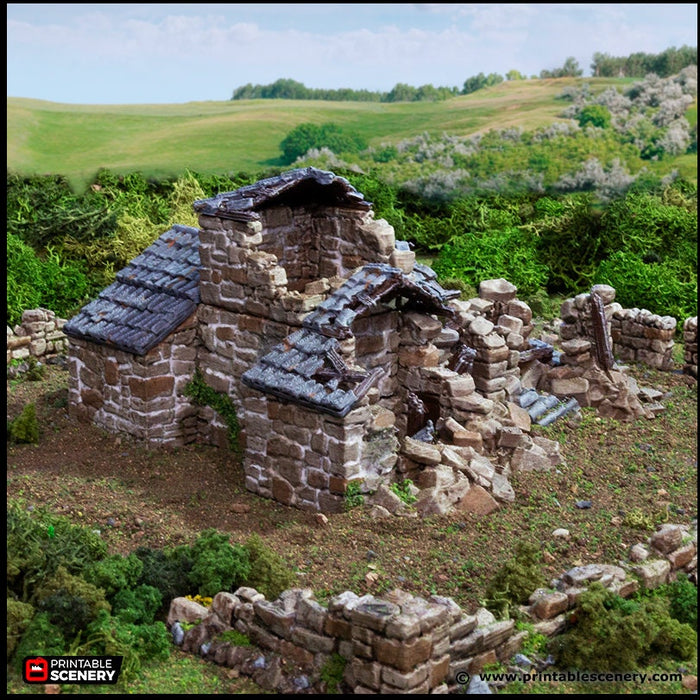 Ruined French Mausoleum