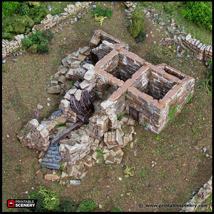 Ruined French Mausoleum