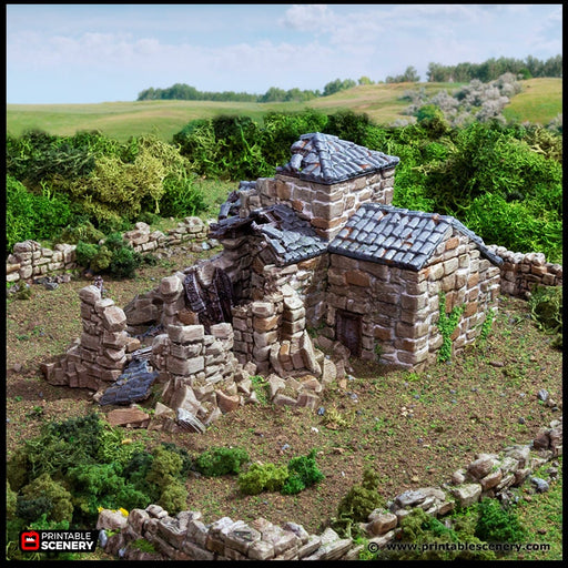 Ruined French Mausoleum