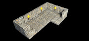 MAGNETIC LED Dungeon Torch Walls - Dungeon Theme