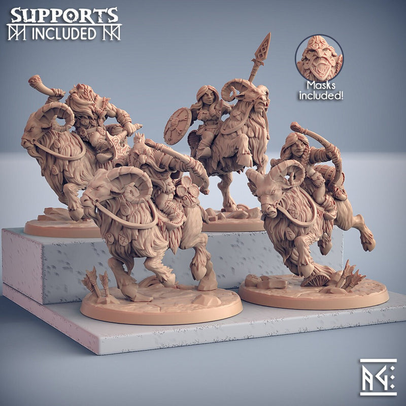 Dwarven Ram Riders