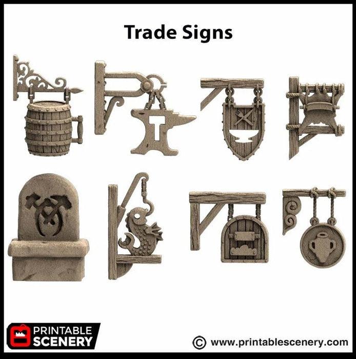 Town Trade Signs