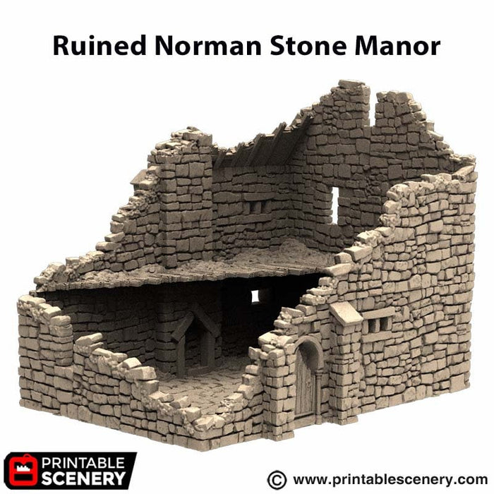 Ruined Norman Stone Manor