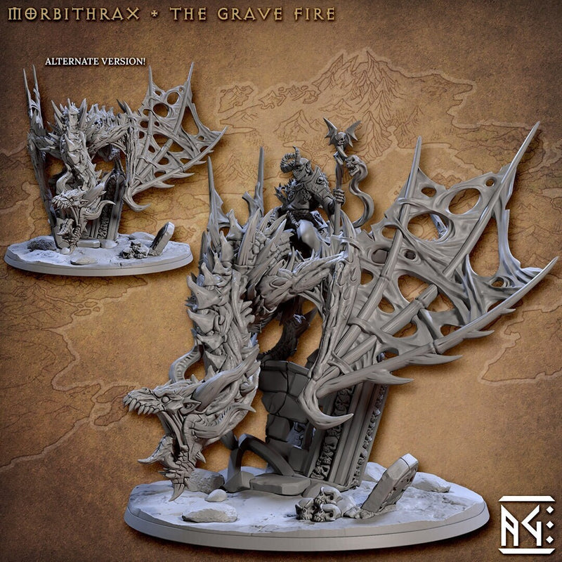 Morbithrax the Grave Fire dnd miniature