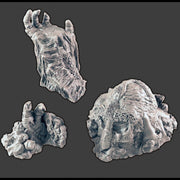 The Warden (buried statue)