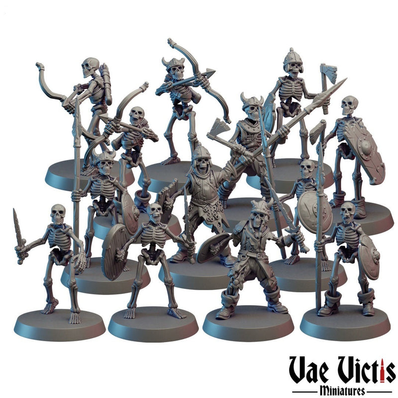 Skeleton Warband 28mm mini set
