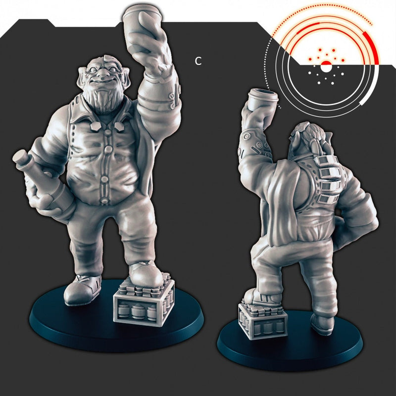 Sci-Fi Cantina Crew mini set