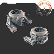 Sci-fi Factory and Repair Bots mini set