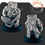 Sci-fi Space Dwarves mini set