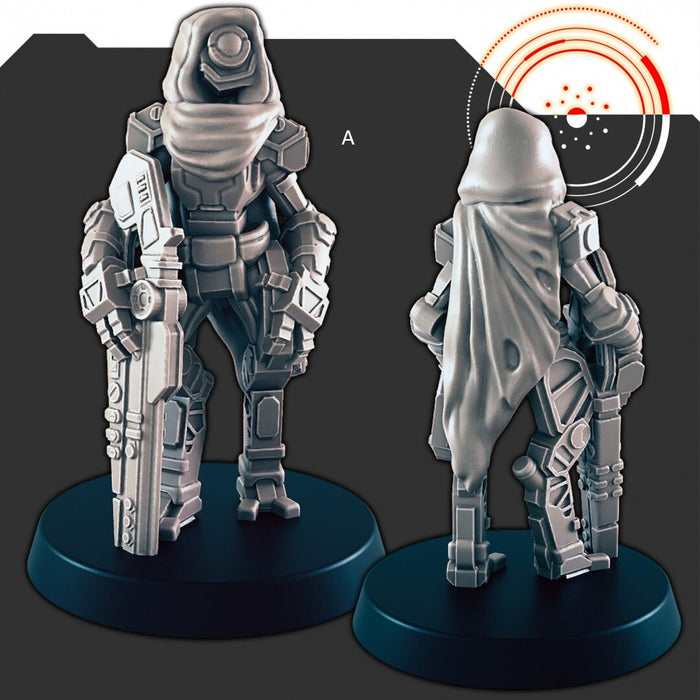 Sci-fi Droid Hunters and Cyber Pooch mini set