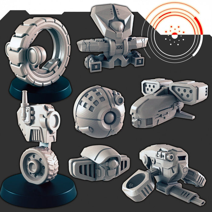 Sci-Fi Bots and Drones mini set