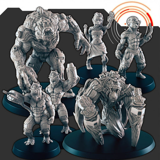 Sci-Fi Alien Hive mini set