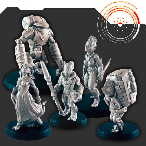 Sci-fi TITUS X mini set