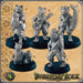 Catfolk Commoners mini set