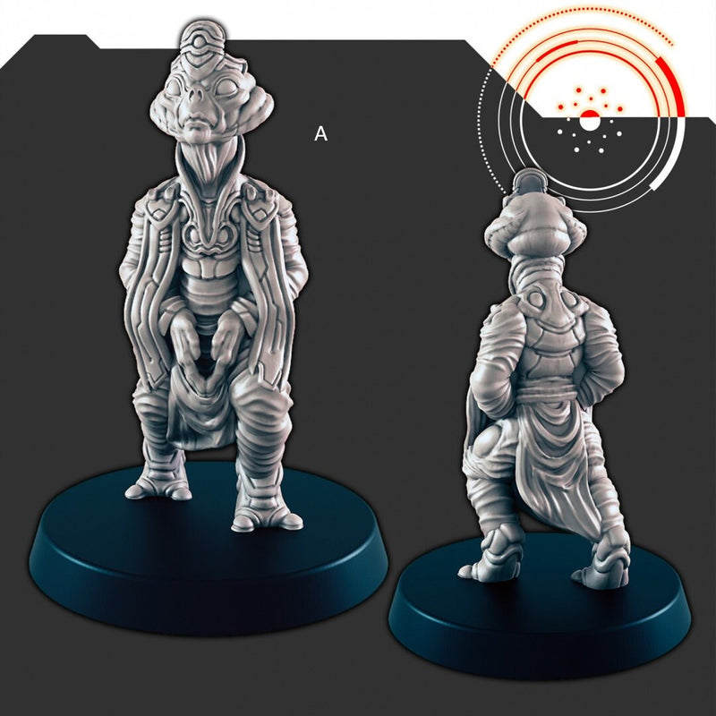 Sci-Fi Religious Alien Zealots mini set