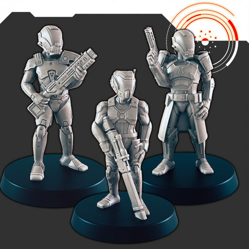 Sci-Fi Alliance Patrol mini set